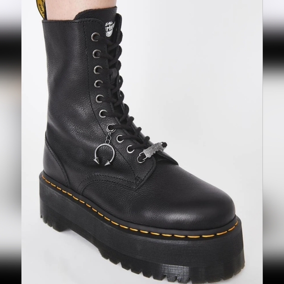 Dr Martens X Dolls Kill Jadon HI Max Platform Boots Size US 8 RARE - Picture 2 of 11